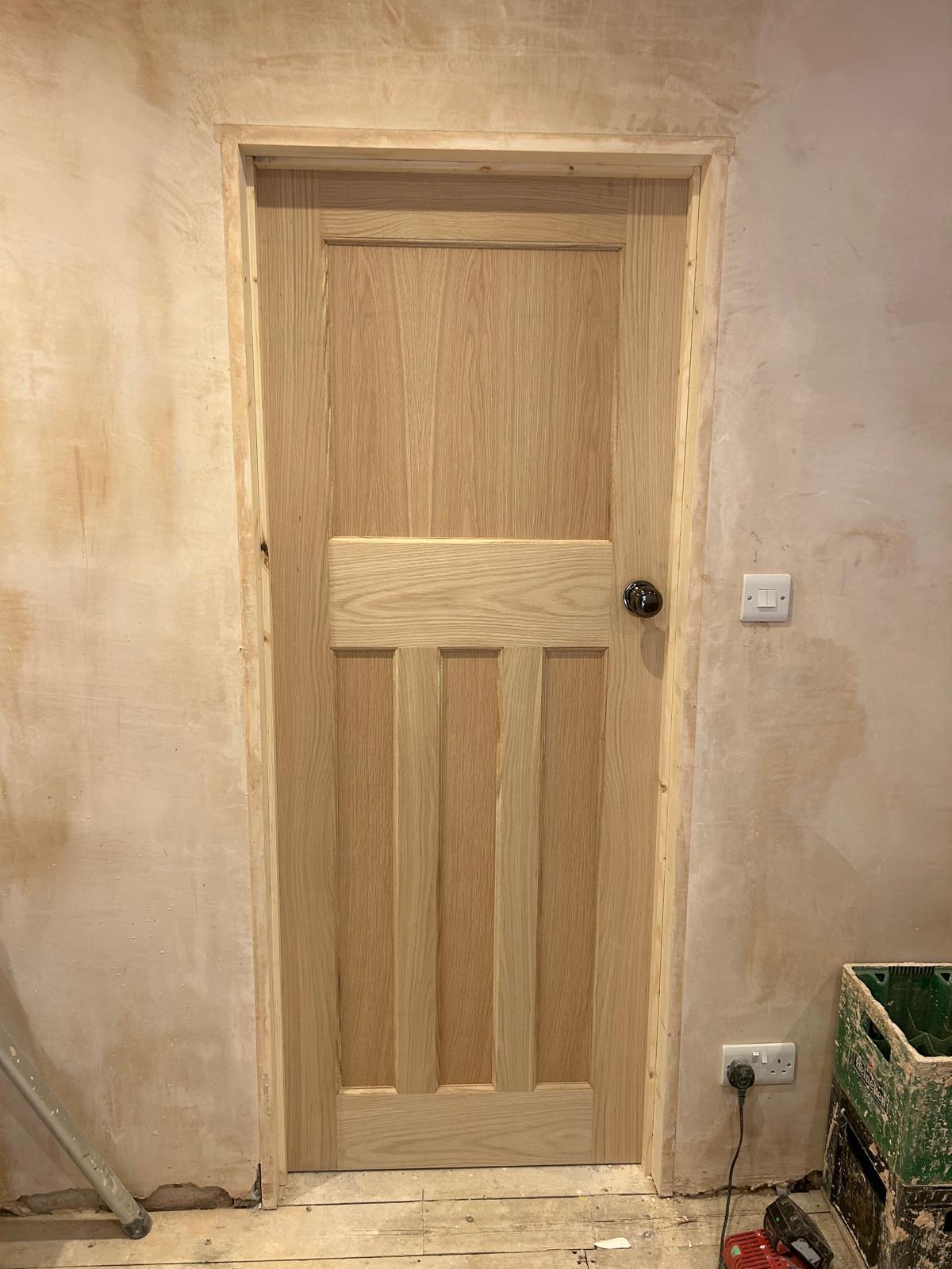 Precision-trimmed door with flawless alignment